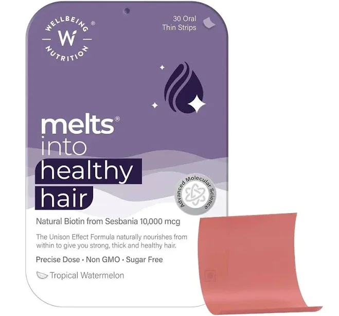 Wellbeing Nutrition Melts Healthy Hair