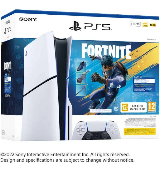 Sony PlayStation 5 Standard Console with Fortnite Bundle