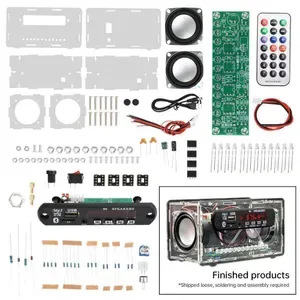 JQ-D017BT Bluetooth Stereo Speaker Kit - DIY Electronic Radio Soldering Project for Teaching and Practice