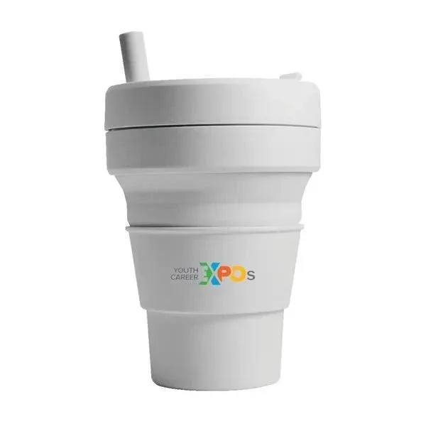 Customized Stojo 72 Pcs. 16 Oz Collapsible Cup, Full Color Digital Cashmere