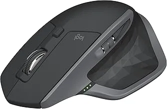 MX Master 2S Bluetooth Edition Wireless Mouse, Multi-Surface, Hyper-Fast Scrolling, Ergonomic, Rechargeable, Connects Up