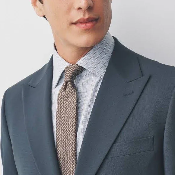 Next Men's Slim Fit N. Premium Motionflex Wool Blend Suit Jacket