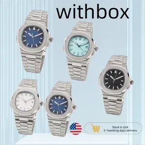42mm Men's Sapphire Watch | Classic Stainless Steel Swim Wristwatch - Super Luminous