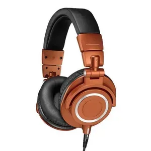 M50X Professional Foldable Closed-Back Monitoring Headphones - HiFi Sound for Gaming and Music - Orange