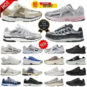 Designer Running Shoes Vomero 5 Roam New P6000 Metallic Gold Photon Dust Pink Thunder Blue Triple Black Flax Vomeros A M