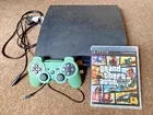 Sony PlayStation 3 PS3 Slim 120GB Black PAL Console + DualShock 3 + GTA 5