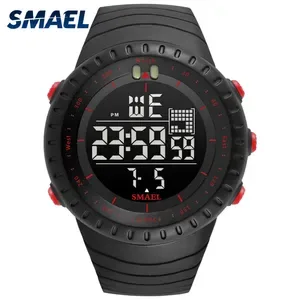 SMAEL Brand 2017 New Electronics Watch Analog Quartz Wristwatch Horloge 50 Meters Waterproof Alarm Mens Watches kol saat