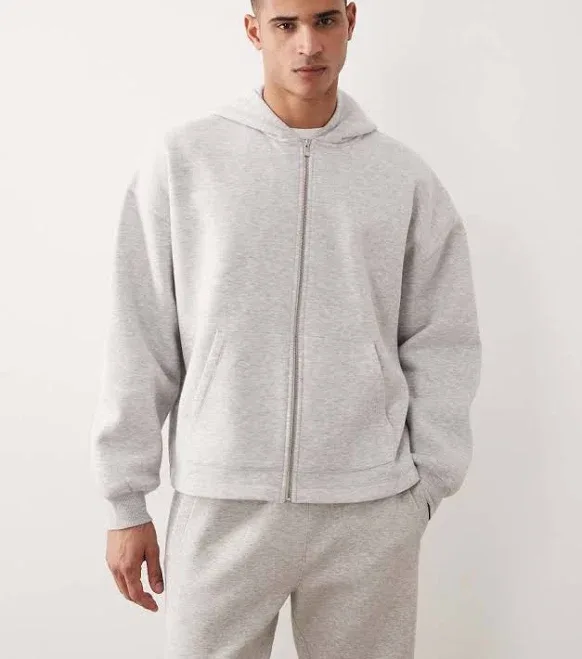 ASOS DESIGN – Extreme Oversized Hoodie – Men – Polyester/Cotton - L - Grey