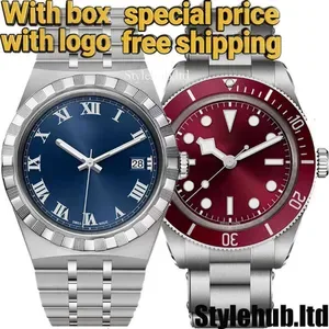 Tudorx Mens Automatic Mechanical Chronograph Watch - Black Bay Sapphire Dial, High-Quality Superclone Movement with Gift