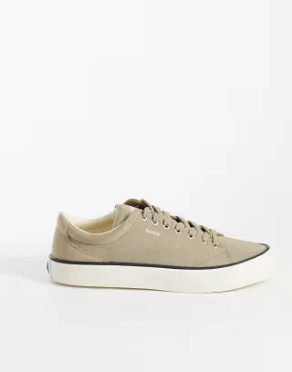 HUGO Blue B-Cross sneakers in beige