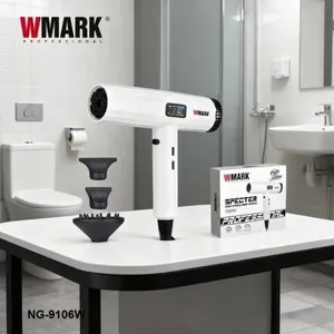 WMARK Hair Dryer Professional Blow Dryer Wire Haired Dryer Machine Hot and Cold Adjustment Hair Dryers Home Appliance NG