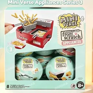 Miniature Kitchen DIY Capsule Toy, Small Home Appliances Series, Trendy Blind Box Collectible, 3rd Gen Miniverse Toy Gif