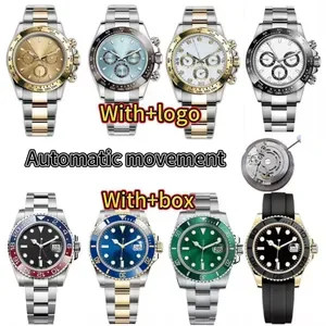 Top Designer Mens Watch - 41mm Ceramic Bezel GMT Automatic Movement - Sapphire Crystal Glass - Stainless Steel Strap - L