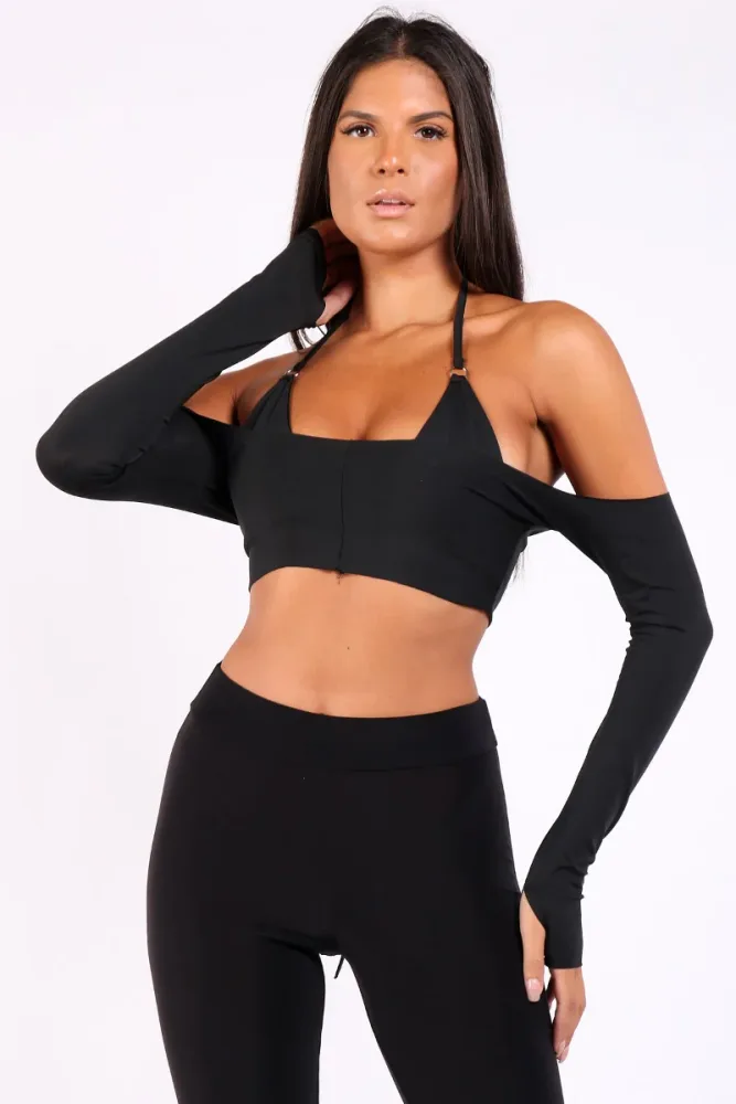 BRA AND CROP TOP SET