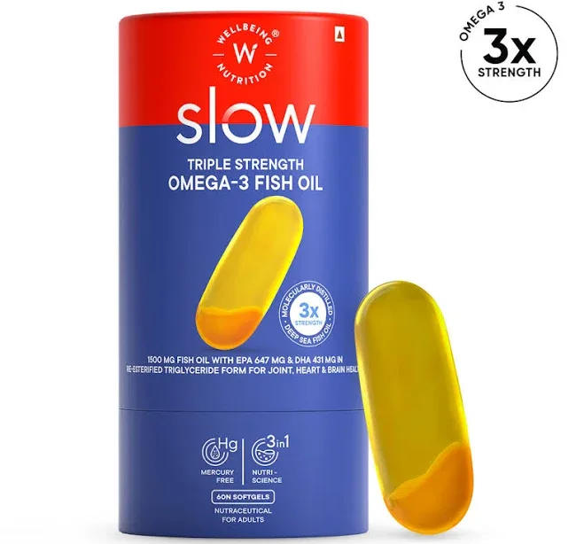 3x Strength Omega 3 Fish Oil