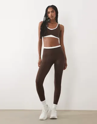 Abercrombie & Fitch YPB studioFLEX mix & match set in brown
