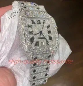 Moissanite Diamond Iced Out Designer Mens Watch Quality Automatic Movement Watches 2026 A188