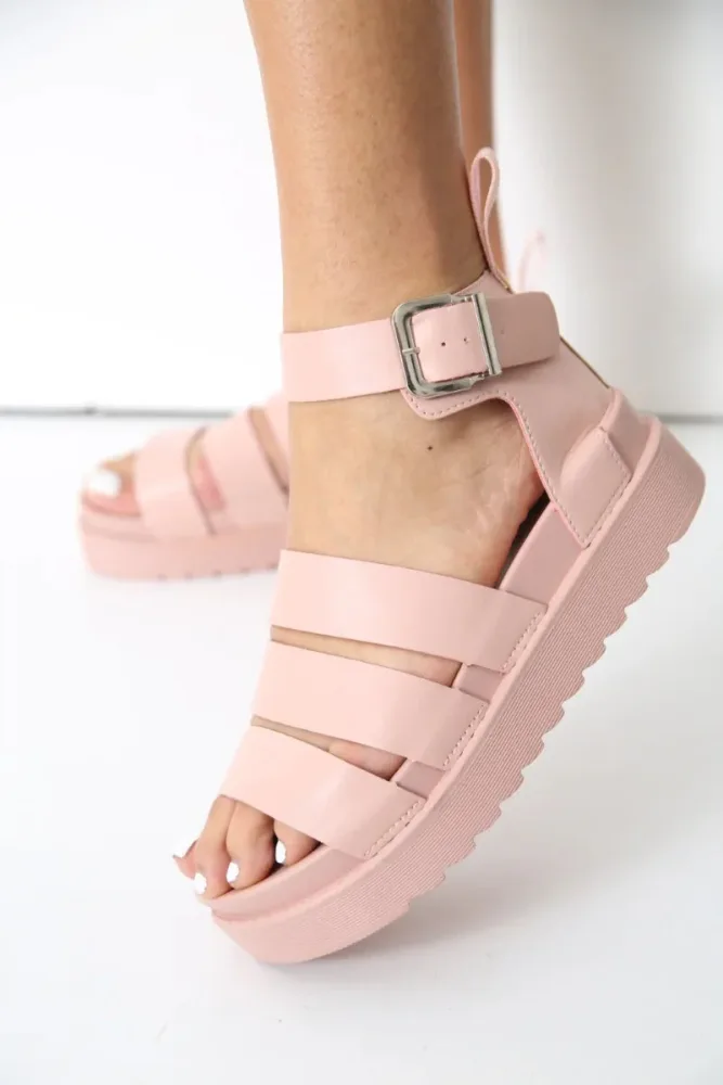 STRAP CHUNKY PLATFORM SANDALS