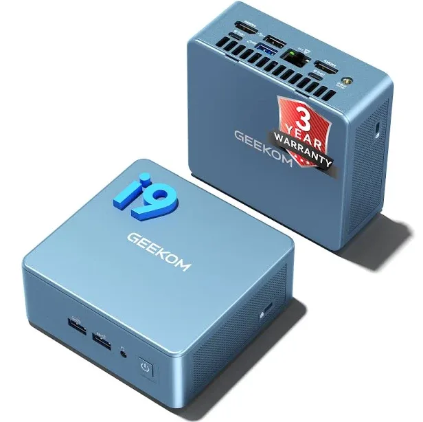 GEEKOM Mini IT13 Best Mini PC 13th Gen Intel i9 13900HK Mini Desktop Computer 16GB RAM 1TB SSD
