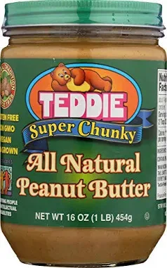 Teddie Peanut Butter, Peanut Butter, 16 Ounce