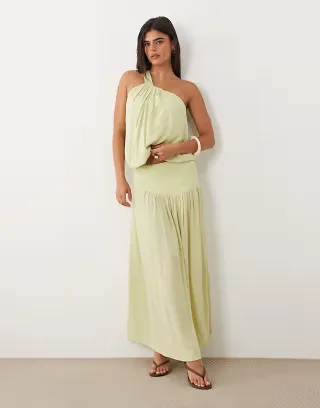 Motel Fang maxi skirt in pistachio green - part of a set