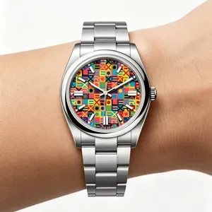 BrandName Automatic Mechanical Watches for Men and Women - 36mm & 41mm Stainless Steel Sapphire - Multi-Color Options wi