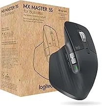 MX Master 3S for Business, Wireless Mouse with Quiet Clicks, 8K DPI, Secured Logi Bolt USB Receiver, Bluetooth, USB-C Ch