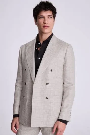 Moss Men's Tailored Fit Double-Breasted Suit Jacket