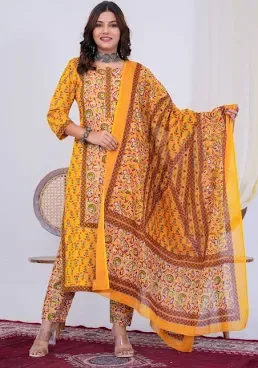 Women's Cotton Printed Suit