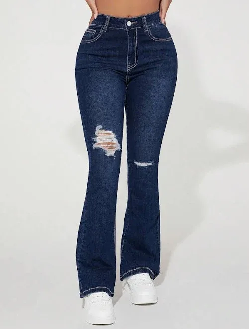 Women's Thickened Denim Jeans