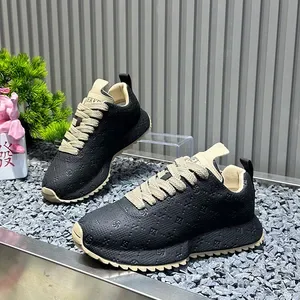 Mens Casual Shoes - Soft Sole Lightweight Comfort - Embossed Design Sports Sneakers Size 39-44 - Fashionable Versatile S