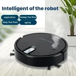 5-in-1 Wireless Smart Sweeping Robot Multifunctional Ultra-quiet Vacuum Mopping and Humidifying Home Appliance 260624