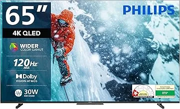 165 cm (65 inches) 8100 Series 4K Ultra HD Smart QLED Google TV 65PQT8100/94