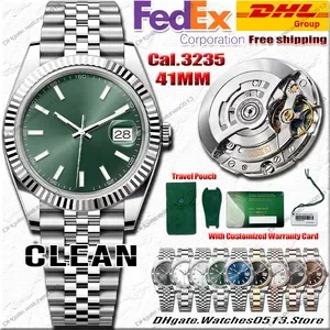 Clean Factory Mens Luxury Designer Watches - 41MM Automatic Stainless Steel Sapphire Crystal Luminous Dial 10ATM Water R