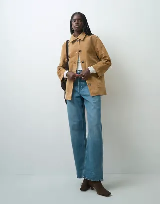 ONLY real suede jacket in light brown