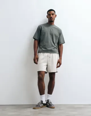 Cotton On everyday fleece shorts in stone