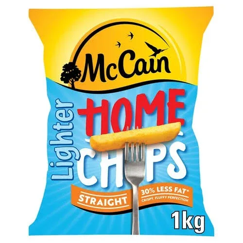 McCain Home Chips Lighter Straight Cut, 1kg