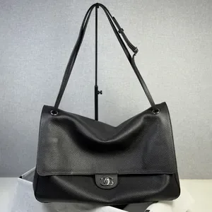 top quality CF Maxi Flap bag Women Designer Maxi Shopping bag Large capacity flip bag Grain cowhide shoulder bag Vintage