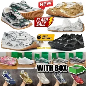 Designer Orbit Running Shoes for Men and Women - Leather and Nylon Mesh Sneakers with Box