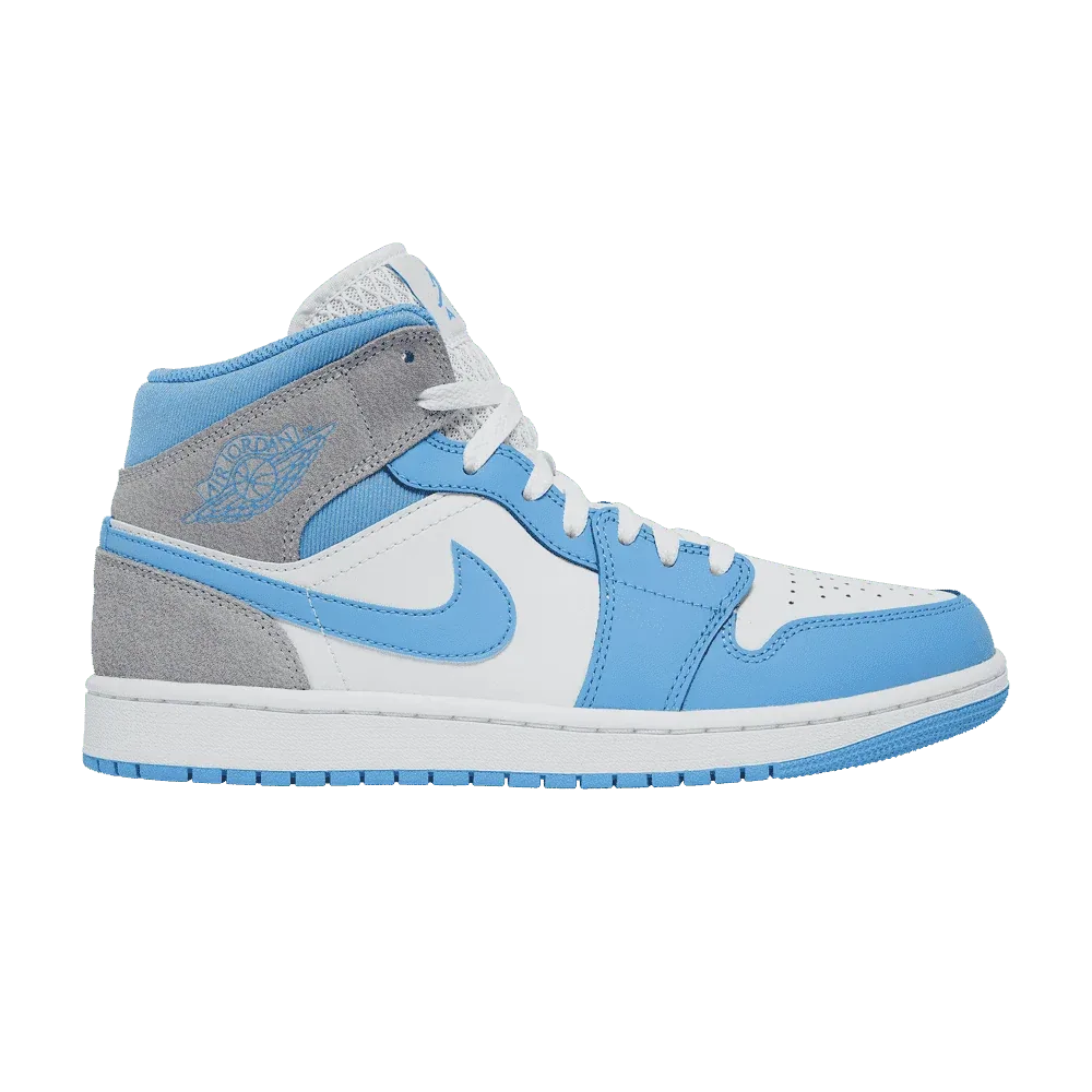Air Jordan 1 Mid University Blue Grey