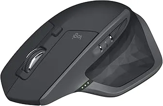 MX Master 2S Bluetooth Edition Wireless Mouse, Multi-Surface, Hyper-Fast Scrolling, Ergonomic, Rechargeable, Connects Up