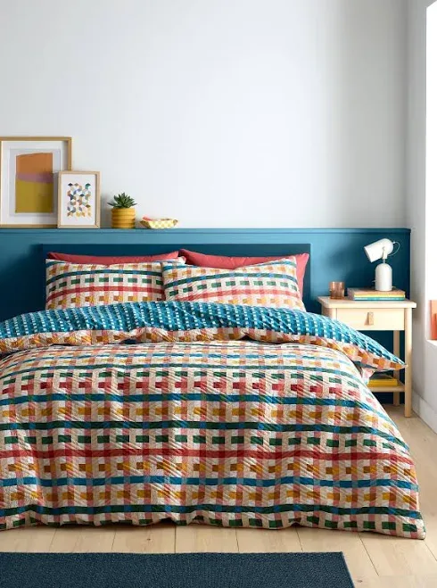 Fusion Rhett Textured Pinsonic Duvet Cover Set
