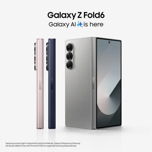 GALAXY Z FOLD 6 5G 7.6" 12GB 512GB ROM- Large Screen