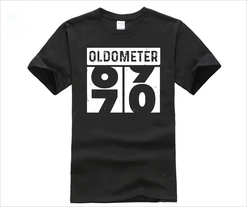 Oldometer Odometer Funny 70th Birthday Gift T-Shirt, Turning 70 Party Tee