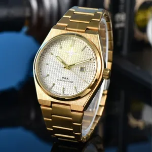 TISSOTly 1853 Luxury Quartz Watches - 6-Pin Full Function Stainless Steel Business Wristwatches for Men