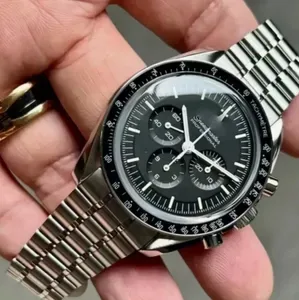 Sea Master 007 Professional Stainless Steel Mens Quartz Wristwatch - Stopwatch Function - All Dial Design - Water Resist