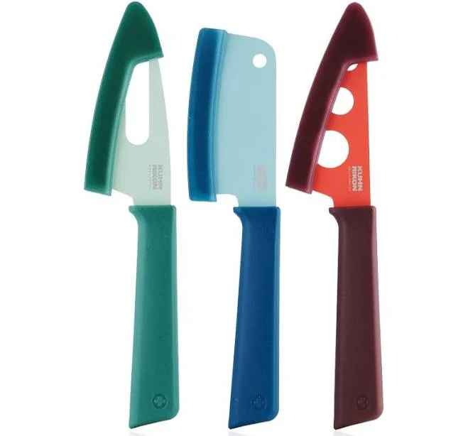 Kuhn Rikon Colori + Cheese Knife 3 Piece Set
