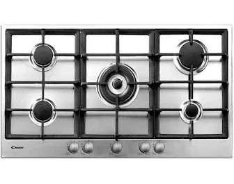 Candy Timeless PG952/1SXGH Stainless steel Built-in 90.9 cm Gas 5 zone(s)