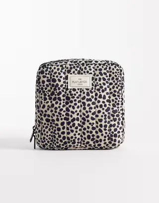 The Flat Lay Co. X ASOS Exclusive The Showcase Small - Cheetah Spots Makeup Bag