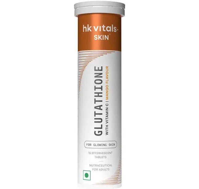 Healthkart HK Vitals Glutathione Skin Glow Effervescent Tablets With Vitamin C & E